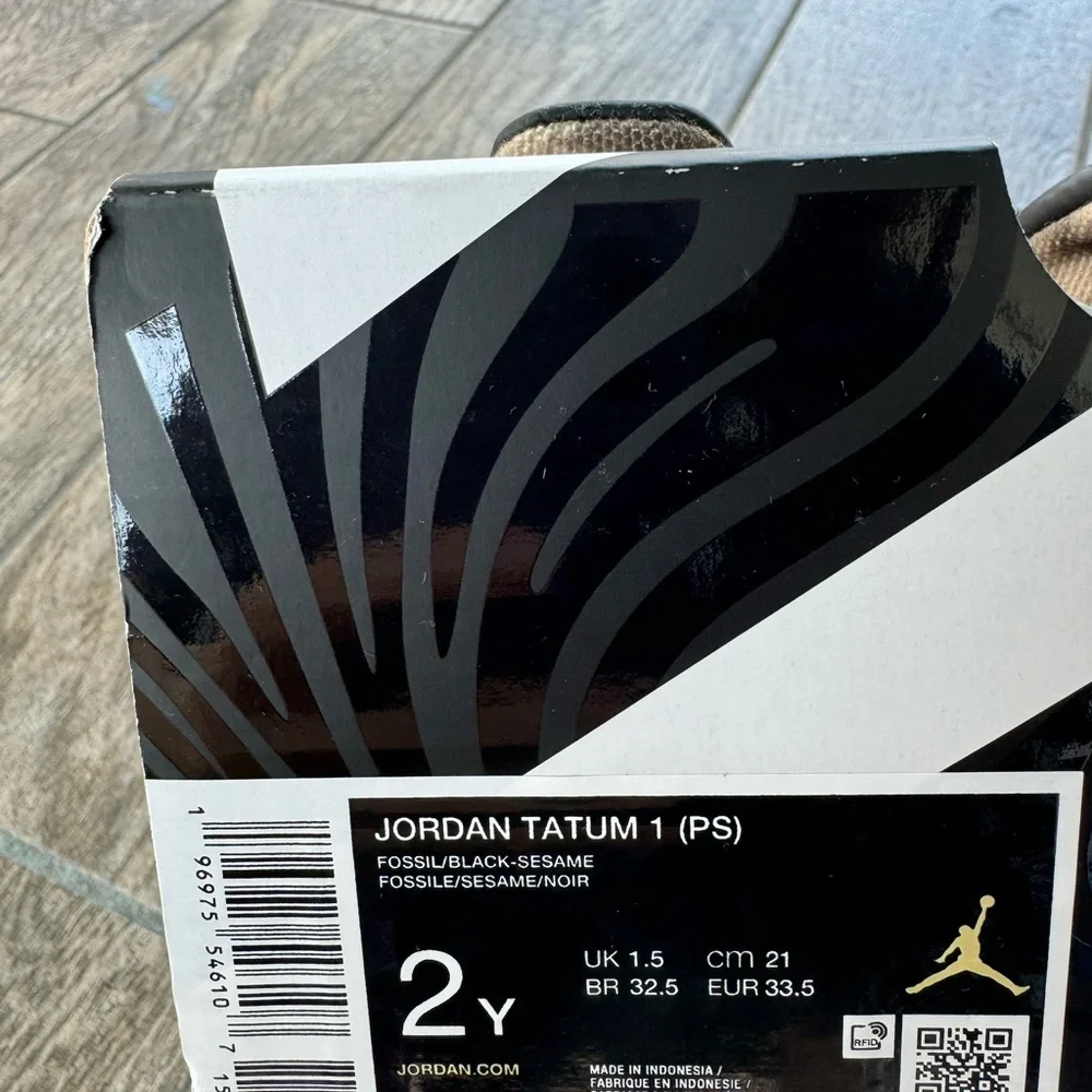 Brand New Jordan Tatum 1 Preschool Kids Sneakers“Tunnel Walk” - Picture 11 of 14